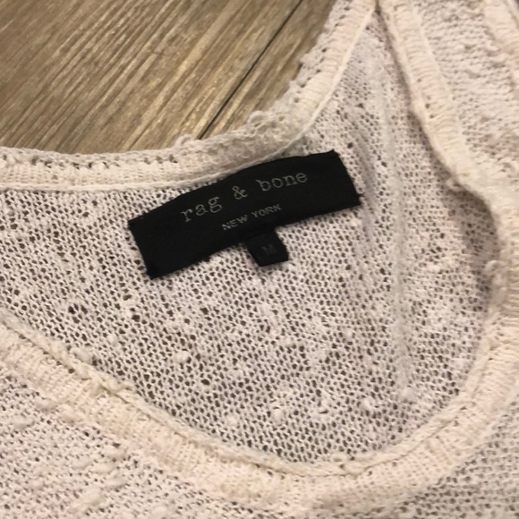 White Sleeveless Rag & Bone Top - Picture 2 of 2